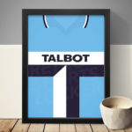 Coventry City F.C. 1981-1983 Home Kit Poster