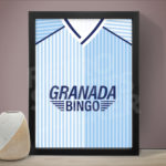 Coventry City F.C. 1987-1988 Home Kit Poster