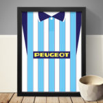 Coventry City F.C. 1991-1993 Home Kit Poster